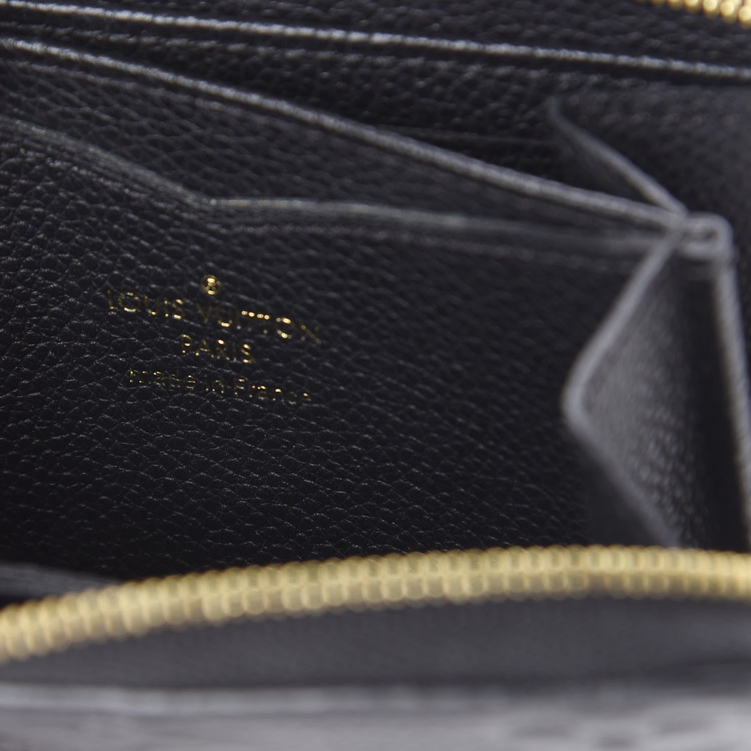 Louis Vuitton Empreinte Zippy Coin Purse Black 5 of 5