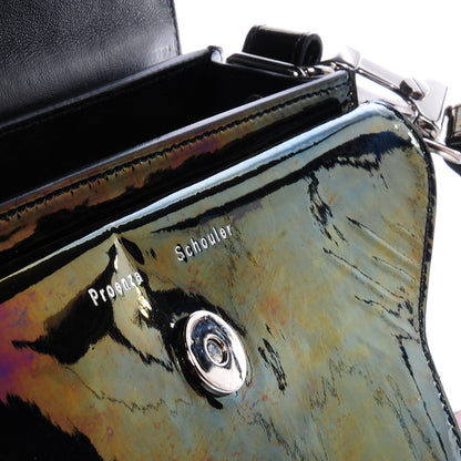 Proenza Schouler PS11 Mini Classic Shoulder Bag Holographic Oil Slick 12 of 12