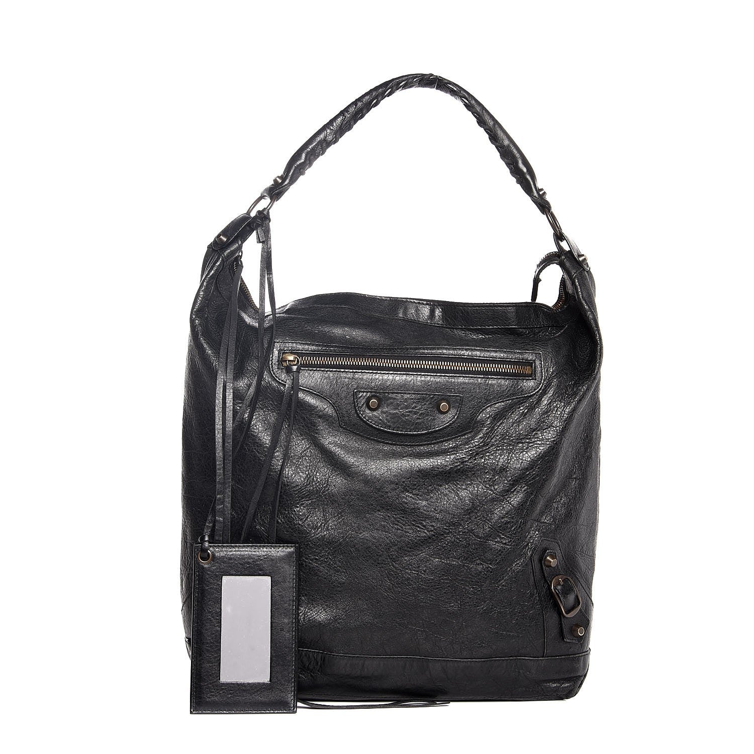 Balenciaga Agneau Classic Hardware Day Hobo Black 1 of 7