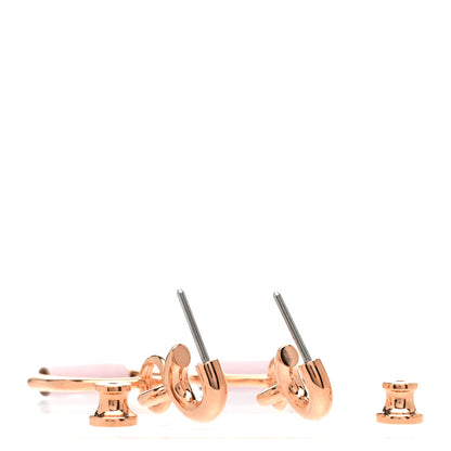 Hermes Swift Small Heritage Equestre Etrier Earrings Mauve Pale 3 of 6