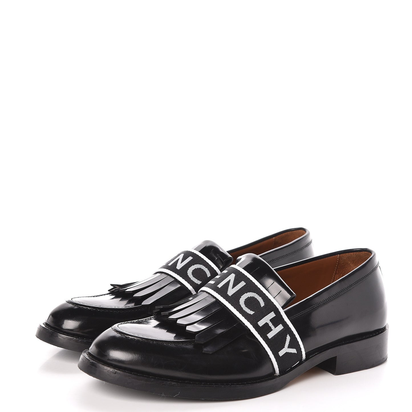 Calfskin Mens Cruz Penny Loafer 42 Black