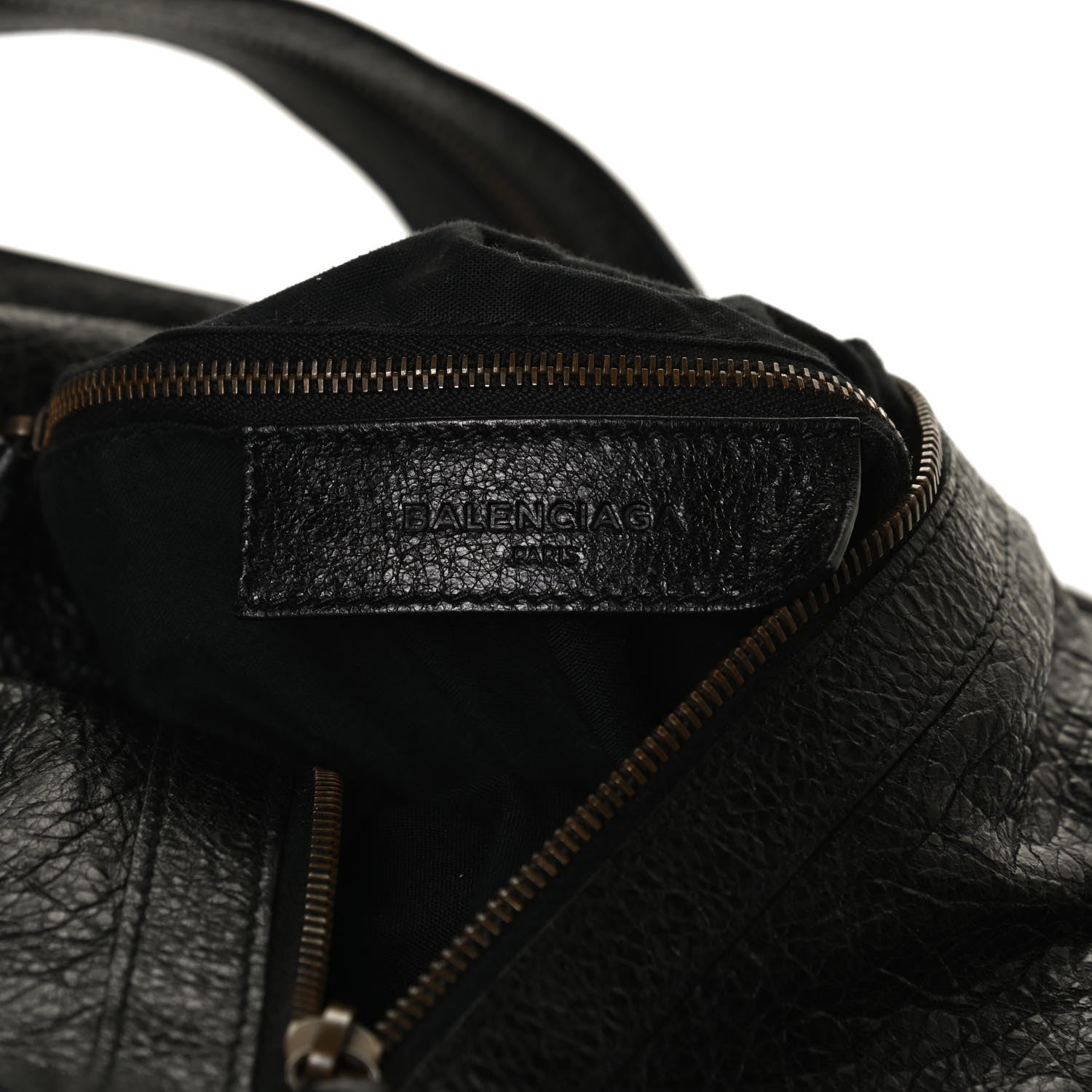 Balenciaga Agneau Classic Hardware Zip Traveler Backpack Black 6 of 13