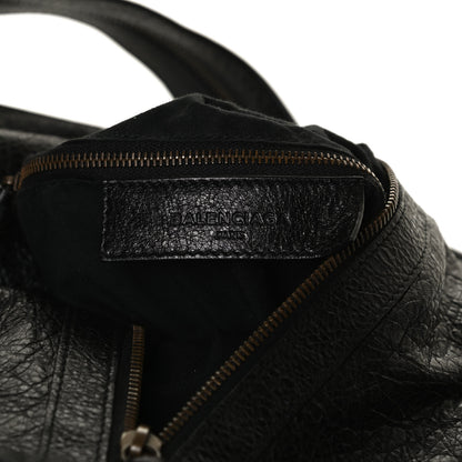 Balenciaga Agneau Classic Hardware Zip Traveler Backpack Black 6 of 13