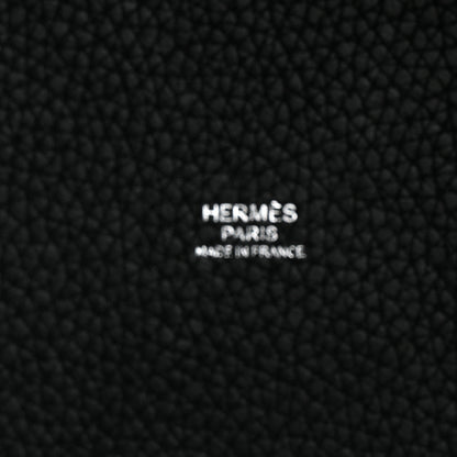 Hermes Taurillon Clemence Picotin Lock 22 MM Black 6 of 10