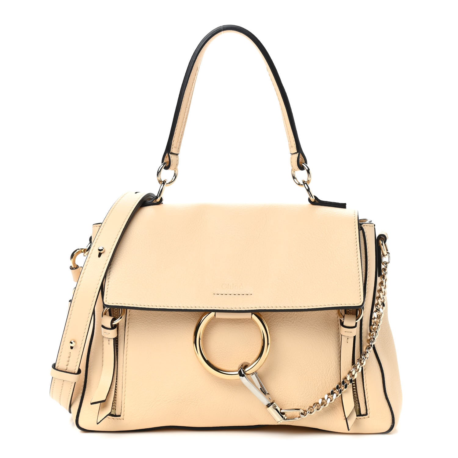 Chloe Calfskin Small Faye Day Shoulder Bag Blondie Beige 1 of 9
