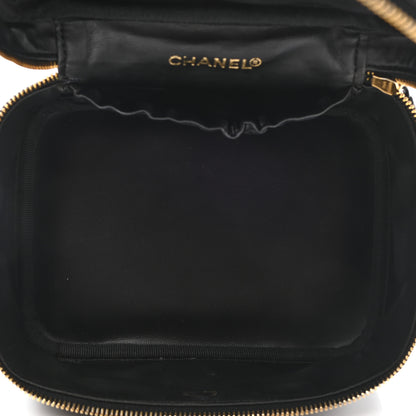Chanel Caviar CC Vanity Cosmetic Case Black 5 of 7