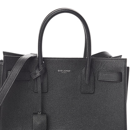 Saint Laurent Grained Calfskin Baby Sac De Jour Black 6 of 8
