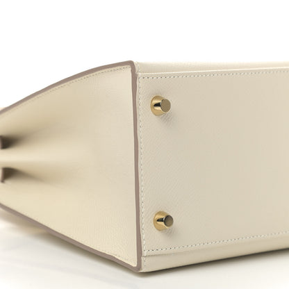 Hermes Epsom Kelly Sellier 28 Craie 6 of 10