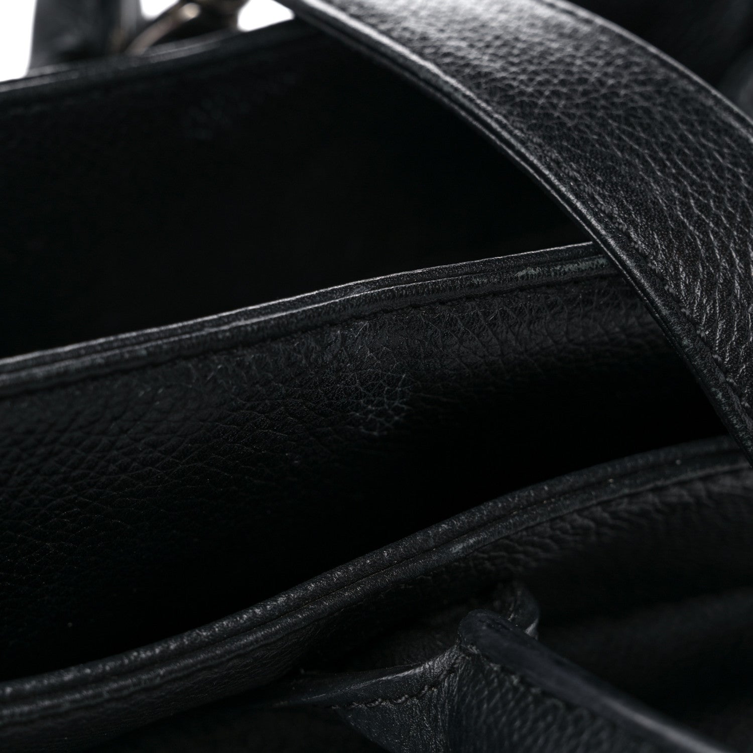 Chanel Calfskin Cerf Executive Shopper Tote Black 21 of 24