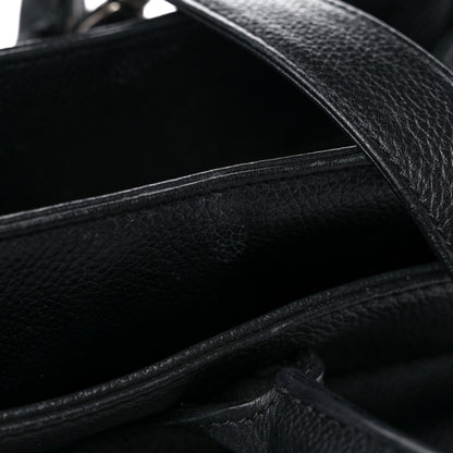 Chanel Calfskin Cerf Executive Shopper Tote Black 21 of 24