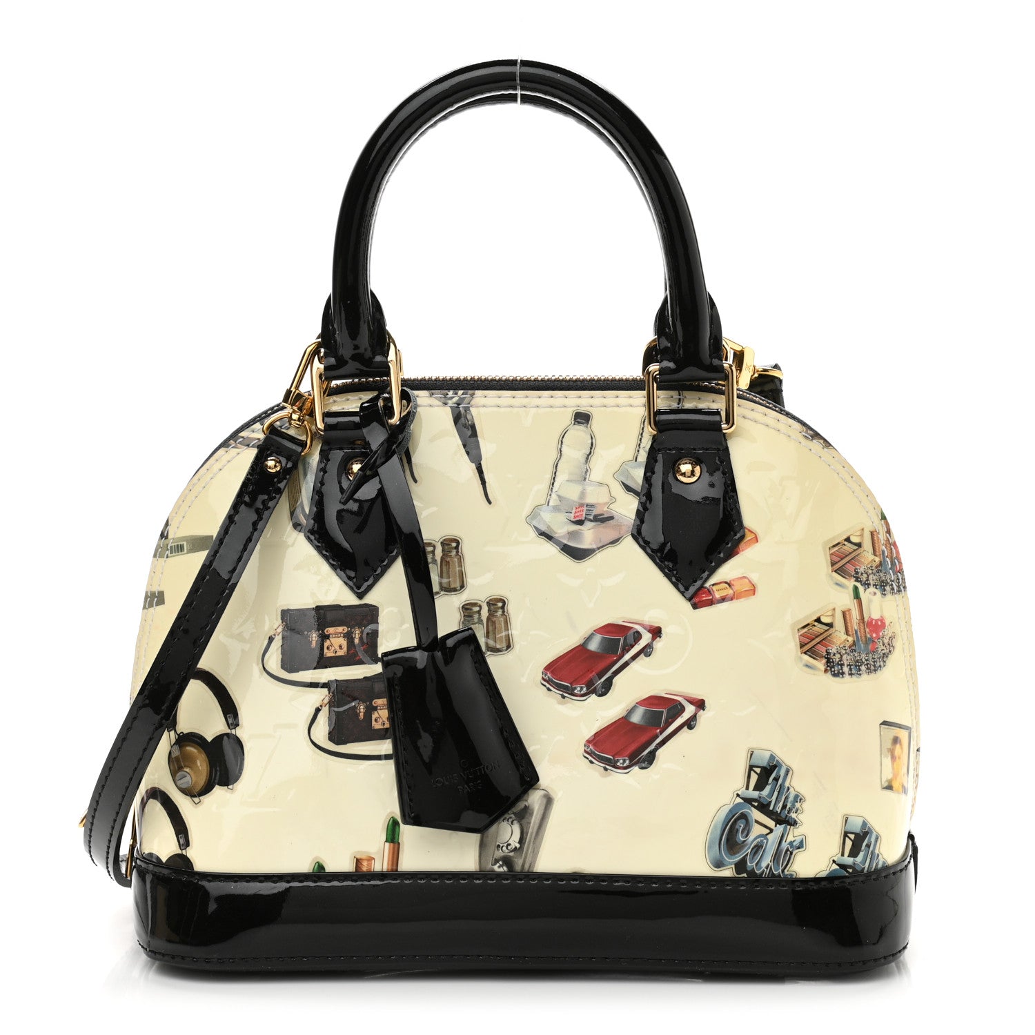 Louis Vuitton Vernis Stickers Alma BB 1 of 9