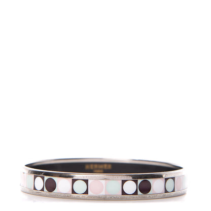 Hermes Enamel Printed Narrow Deco Dot Bracelet 65 1 of 5