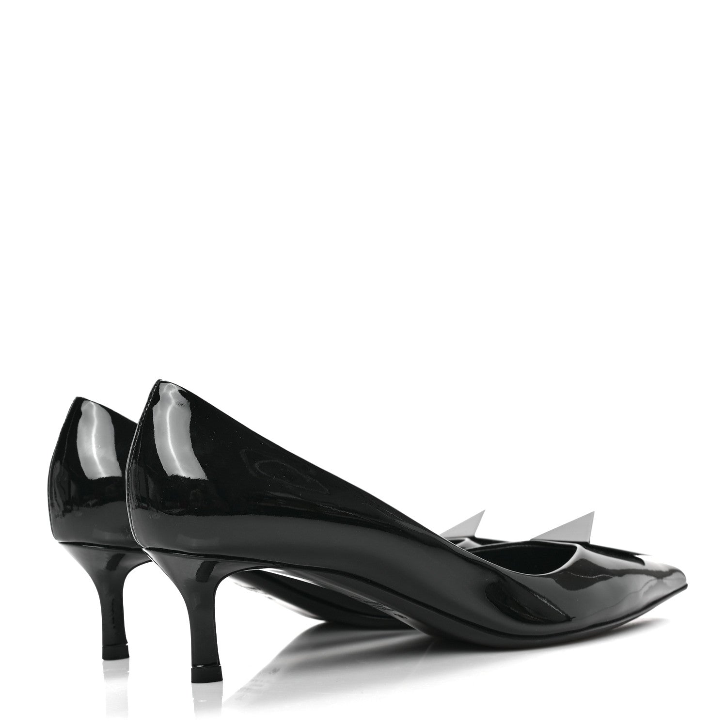 Valentino Garavani Patent One Stud 55mm Pumps 39 Black 4 of 8