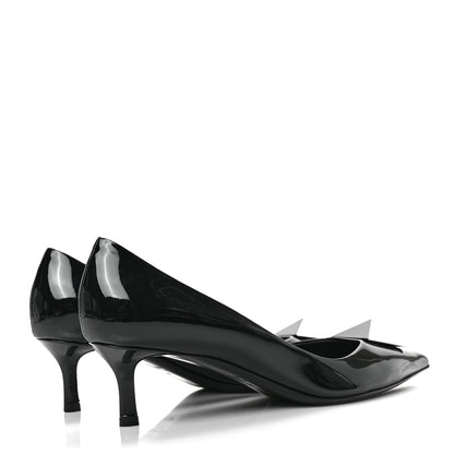 Valentino Garavani Patent One Stud 55mm Pumps 39 Black 4 of 8