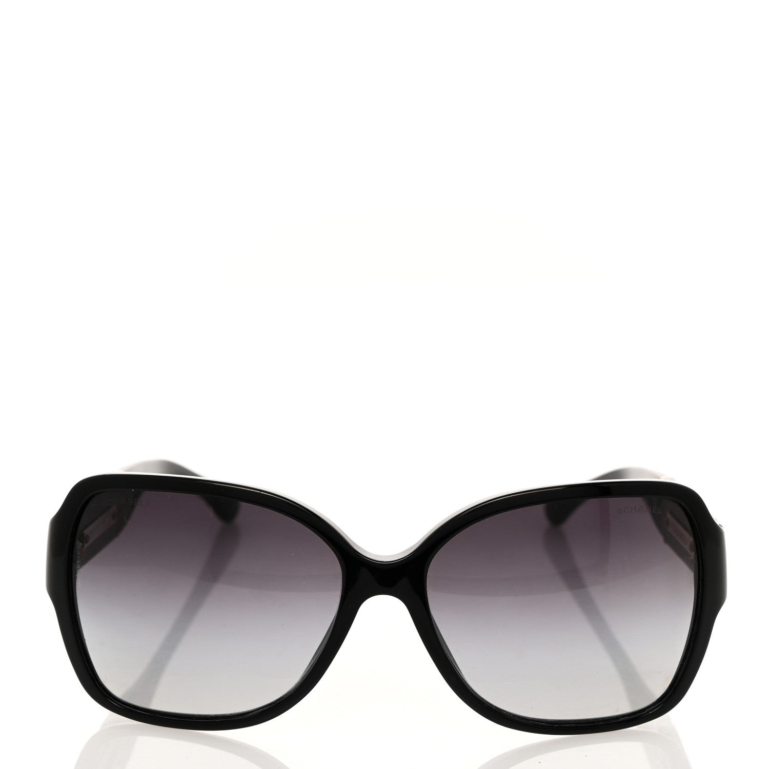 Chanel CC Sunglasses 1345 Black 2 of 8