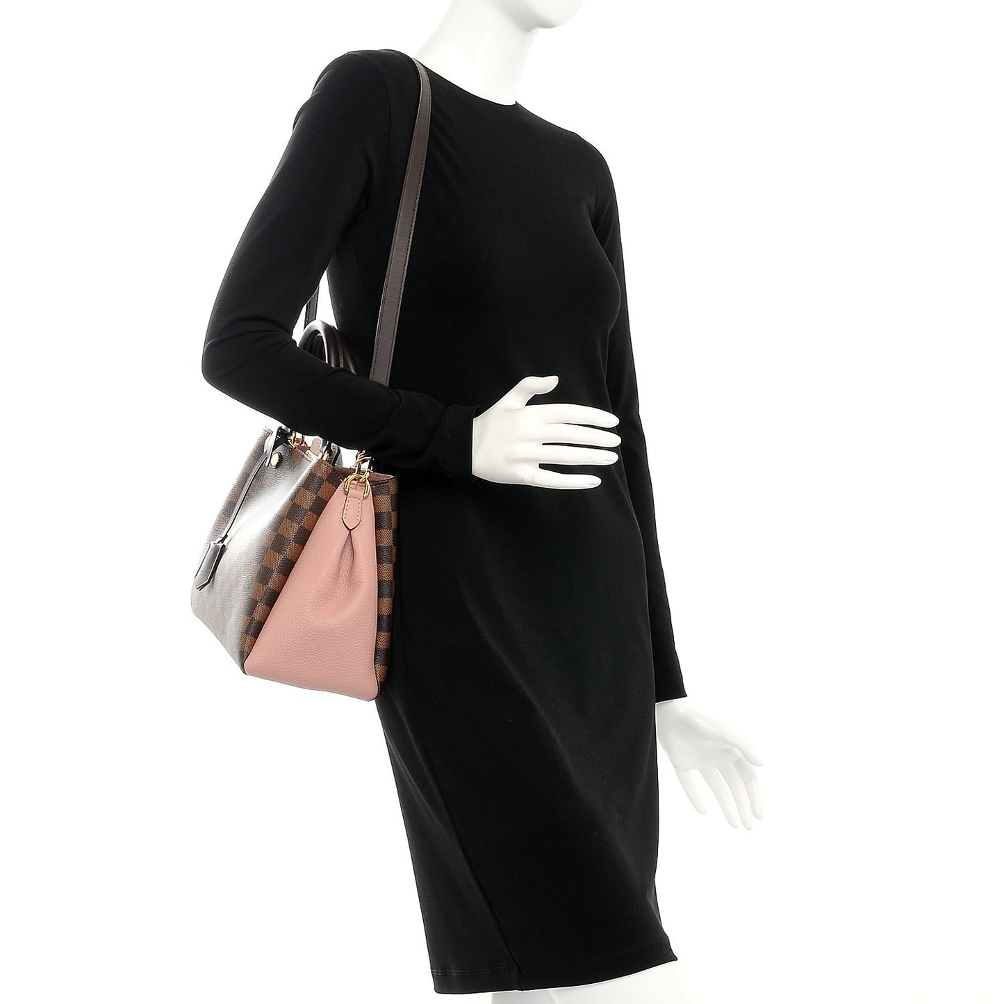 Damier Ebene Cuir Taurillon Brittany Magnolia