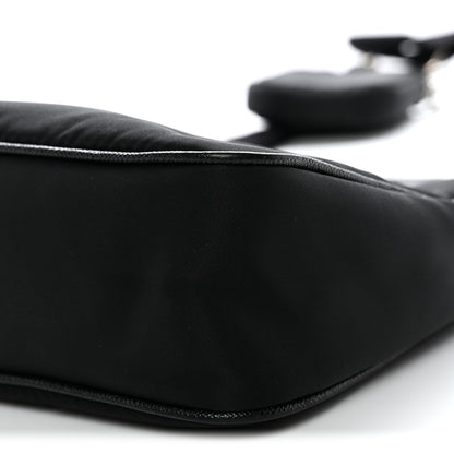 Prada Nylon Re-Edition 2005 Shoulder Bag Black 10 of 11