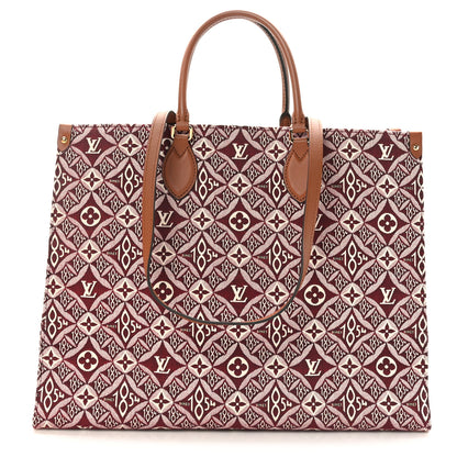 Louis Vuitton Jacquard Since 1854 Onthego GM Bourdeaux 1 of 8