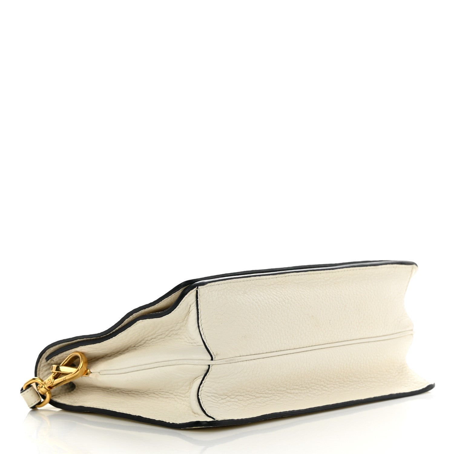 Prada Vitello Daino Crossbody Flap White 4 of 17