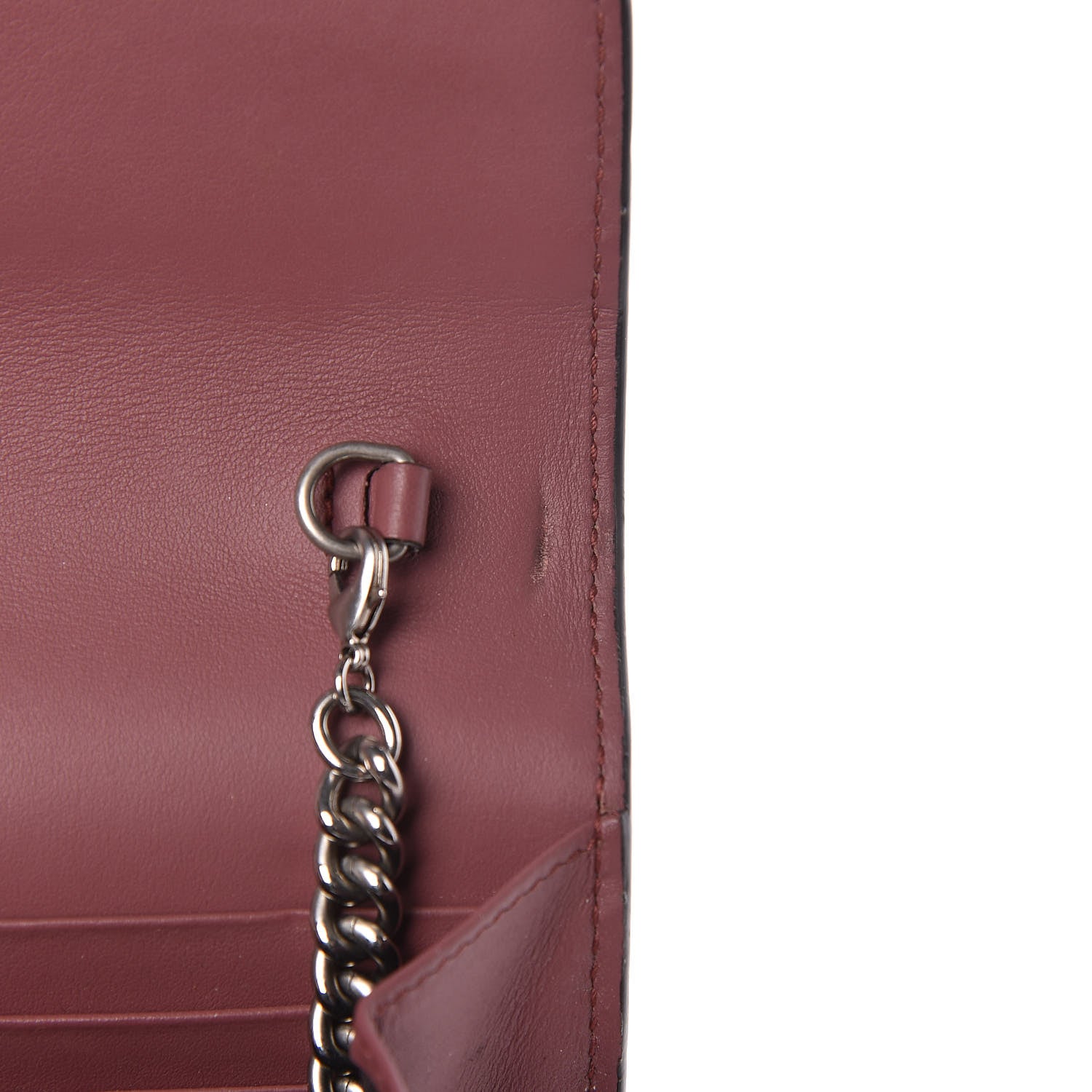 Gucci GG Supreme Monogram Blooms Mini Dionysus Chain Wallet Beige Multicolor Dry Rose 10 of 15