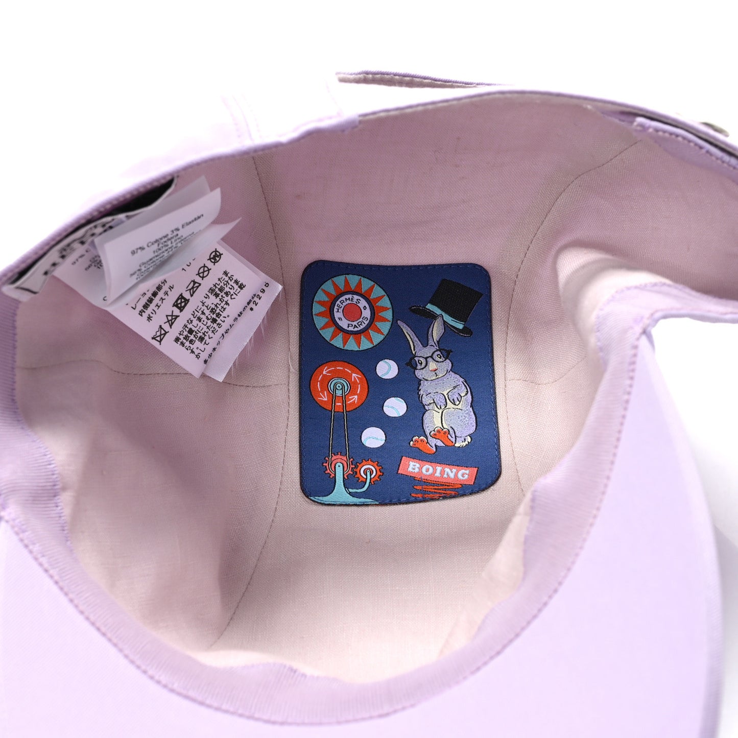 Cotton Miles H Circle Hat 59 Lilas