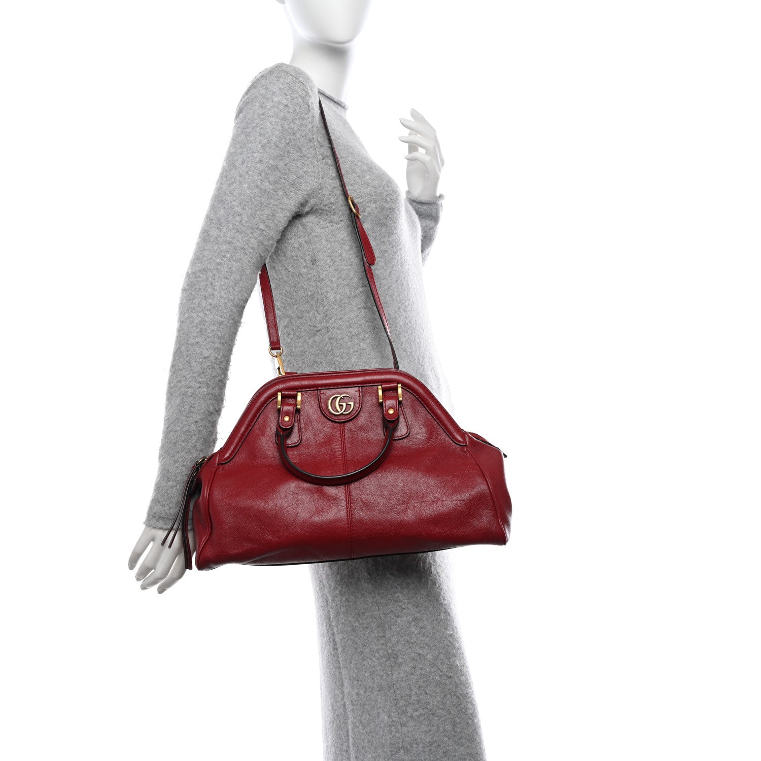 Gucci Piuma Lux Energy Medium Re(Belle) Top Handle Bag Romantic Cerise 2 of 12