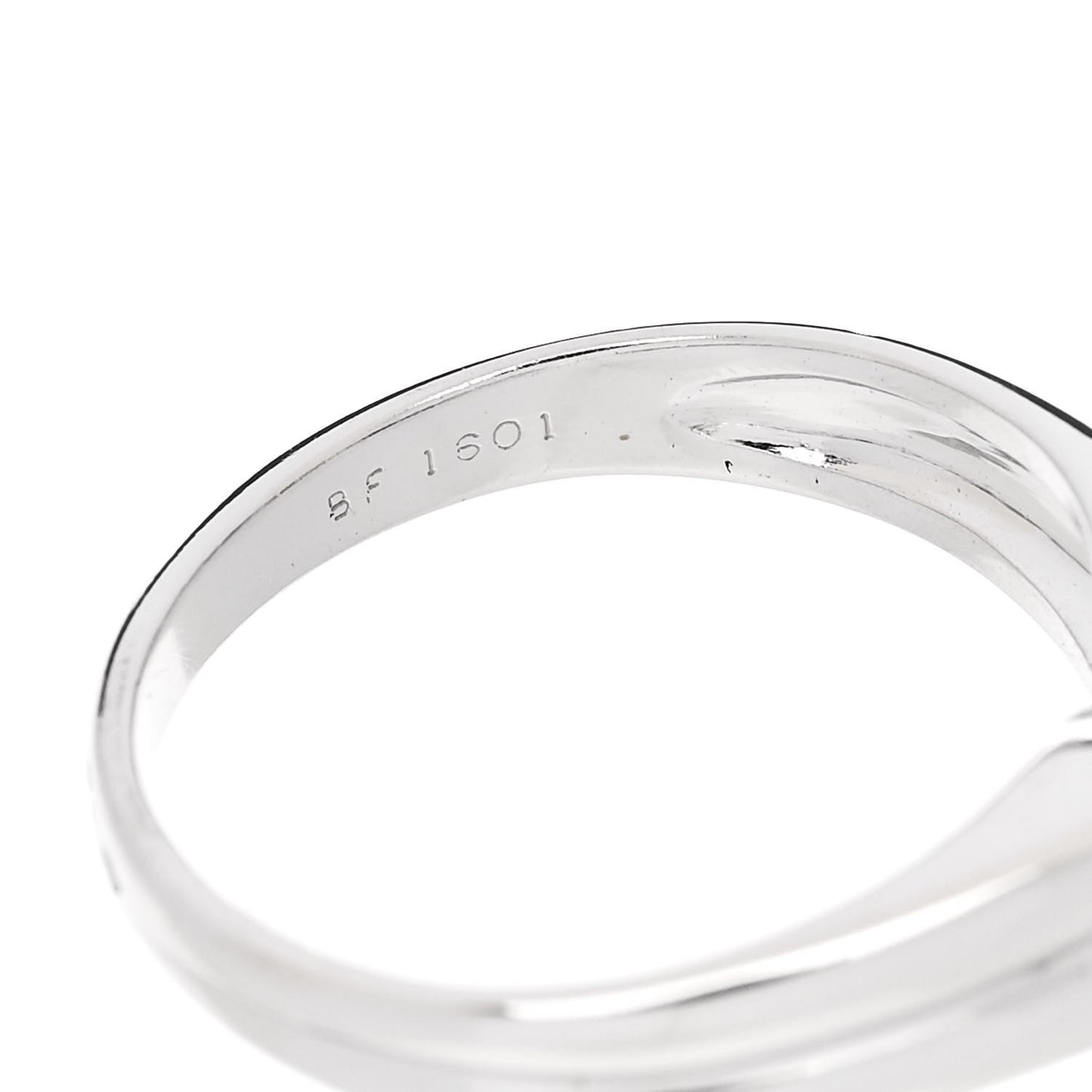 18K White Gold Diamond Butterfly Ring 50 5.25