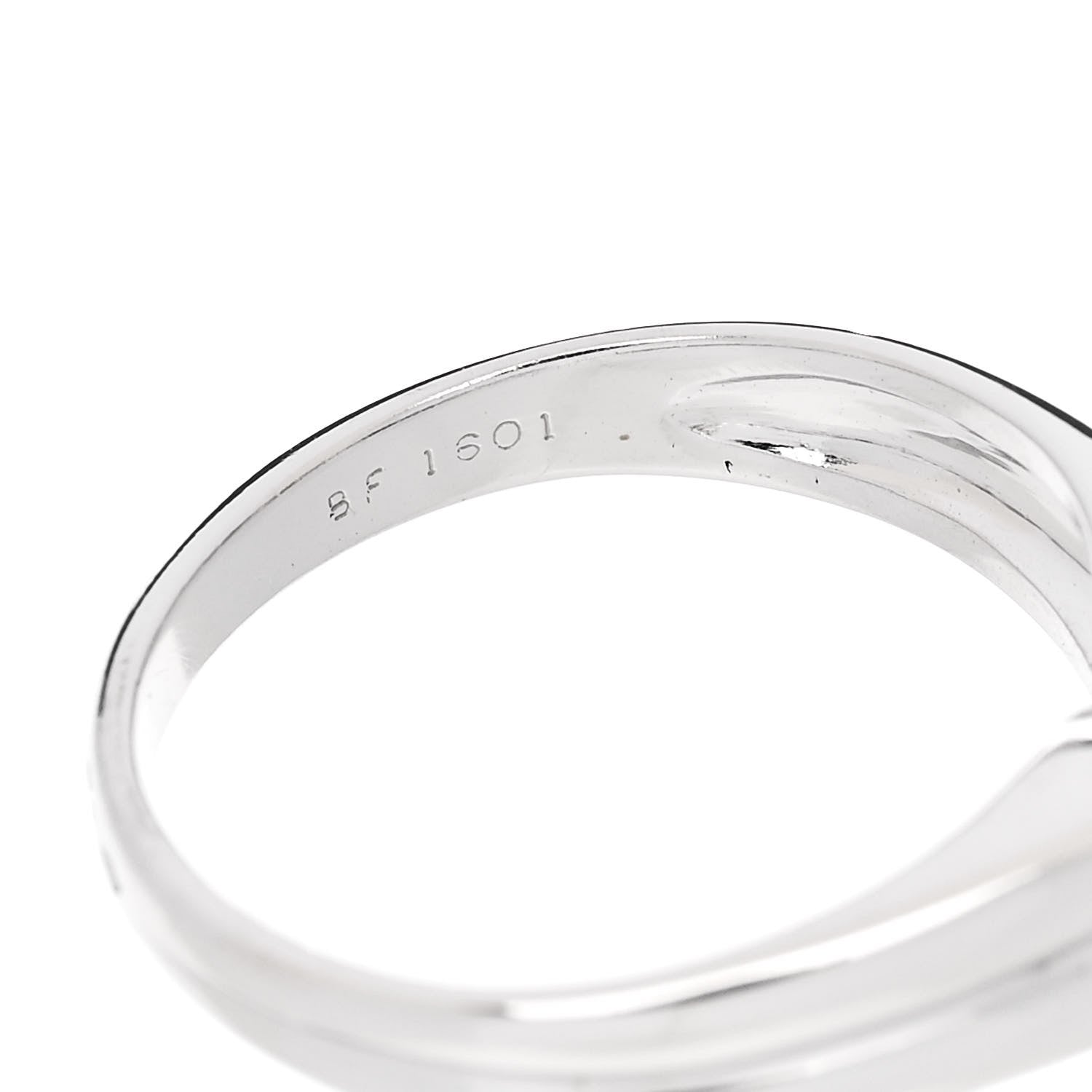 Van Cleef & Arpels 18K White Gold Diamond Butterfly Ring 50 5.25 4 of 5