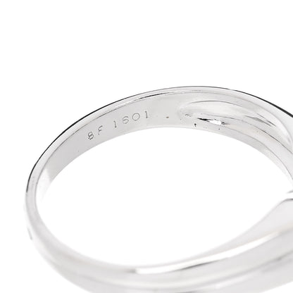 Van Cleef & Arpels 18K White Gold Diamond Butterfly Ring 50 5.25 4 of 5