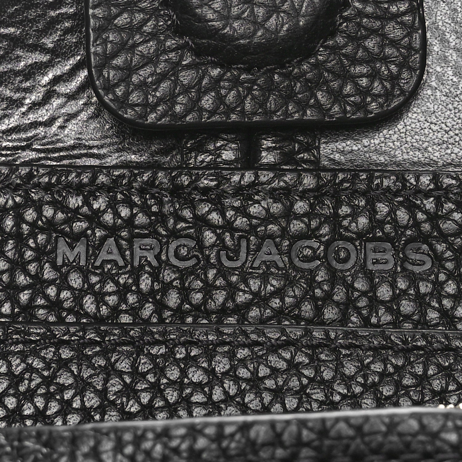 Marc Jacobs Grained Calfskin Medium The Sack Bag Black 7 of 10