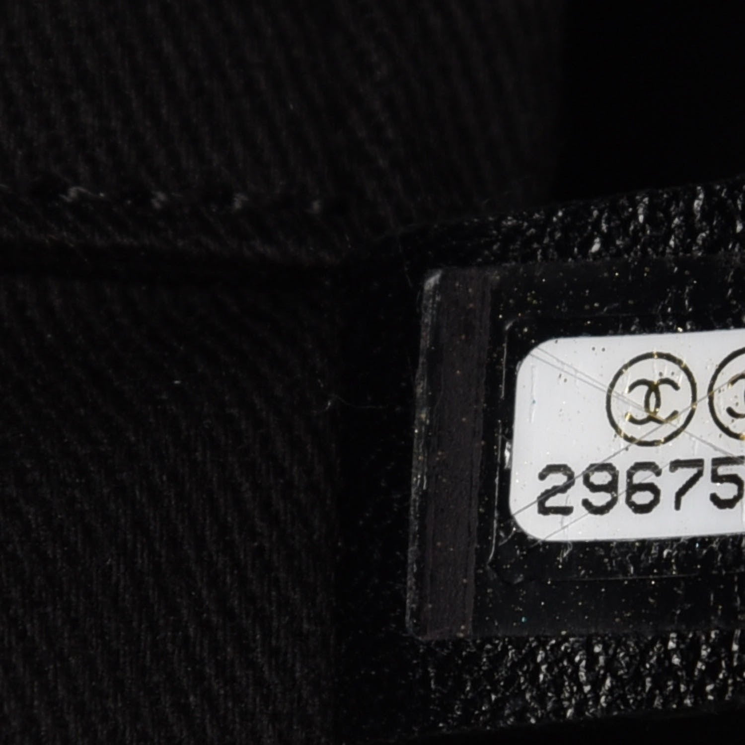 Chanel Mixed Fibers Calfskin Small Deauville Tote Black 9 of 13