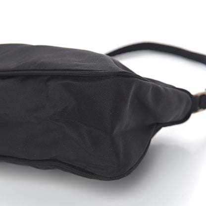 Prada Tessuto Nylon Pochette Bag Black 8 of 10