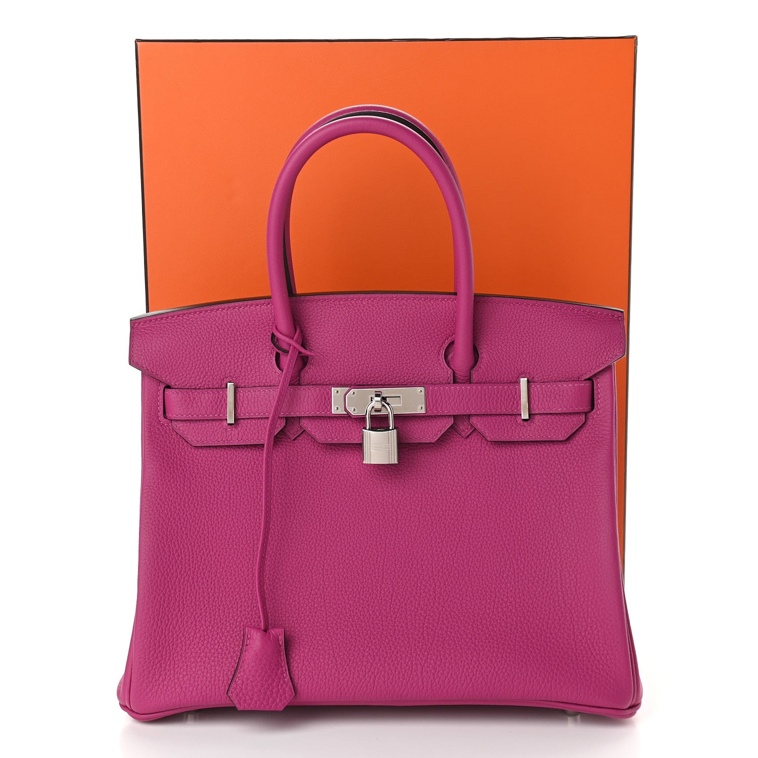 Hermes Togo Birkin 30 Rose Pourpre 11 of 11