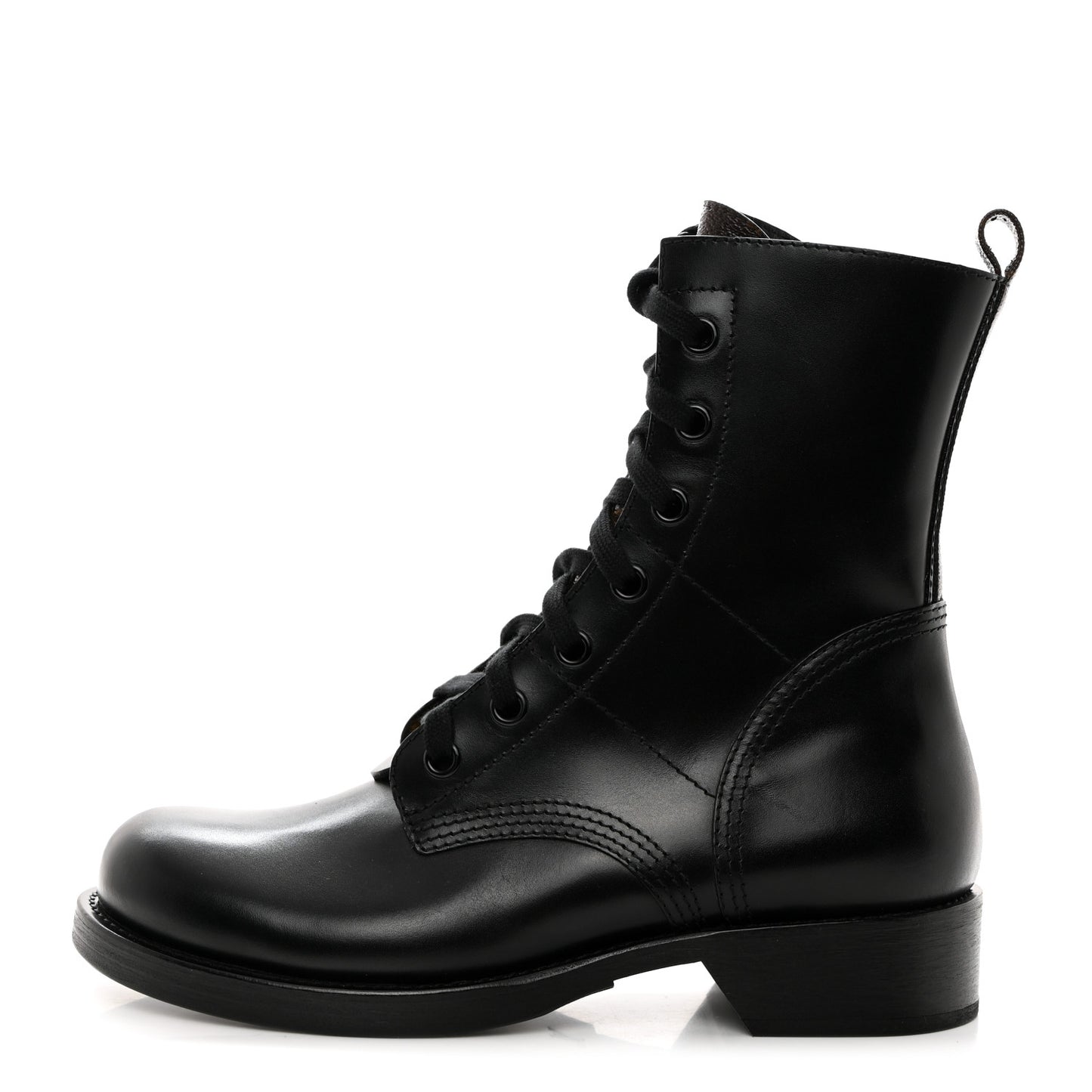 Calfskin Monogram Metropolis Flat Ranger Boots 41 Black