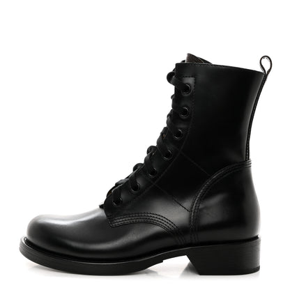 Louis Vuitton Calfskin Monogram Metropolis Flat Ranger Boots 41 Black 1 of 8