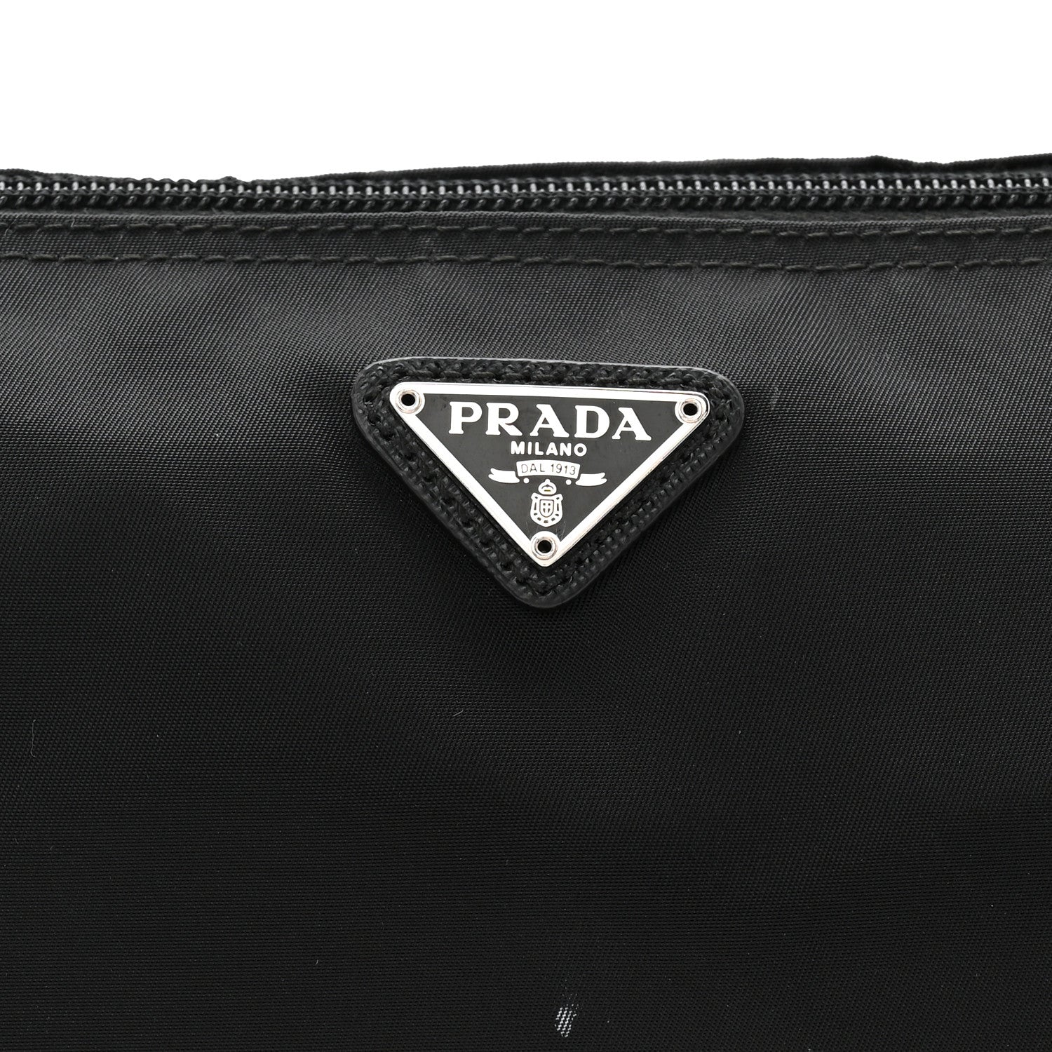 Prada Nylon Tessuto Cosmetic Pouch Black 9 of 9