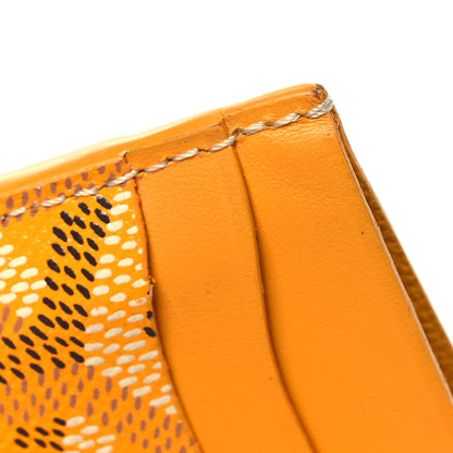 Goyard Goyardine Saint Sulpice Card Holder Yellow 8 of 9