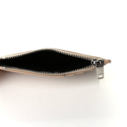 Saint Laurent Grained Calfskin 5 Fragments Zip Pouch Card Holder Nude Powder 4 of 8