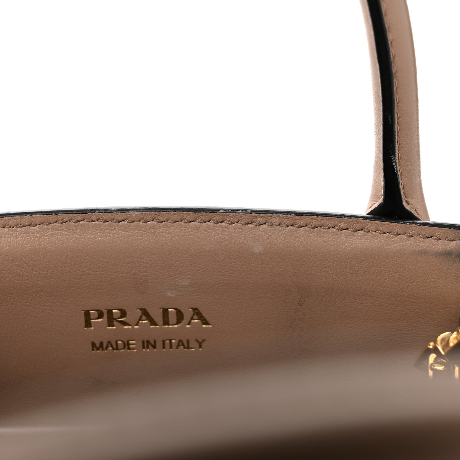 Prada Saffiano City Calfskin Small Bibliotheque Top Handle Cammeo Granato 13 of 15