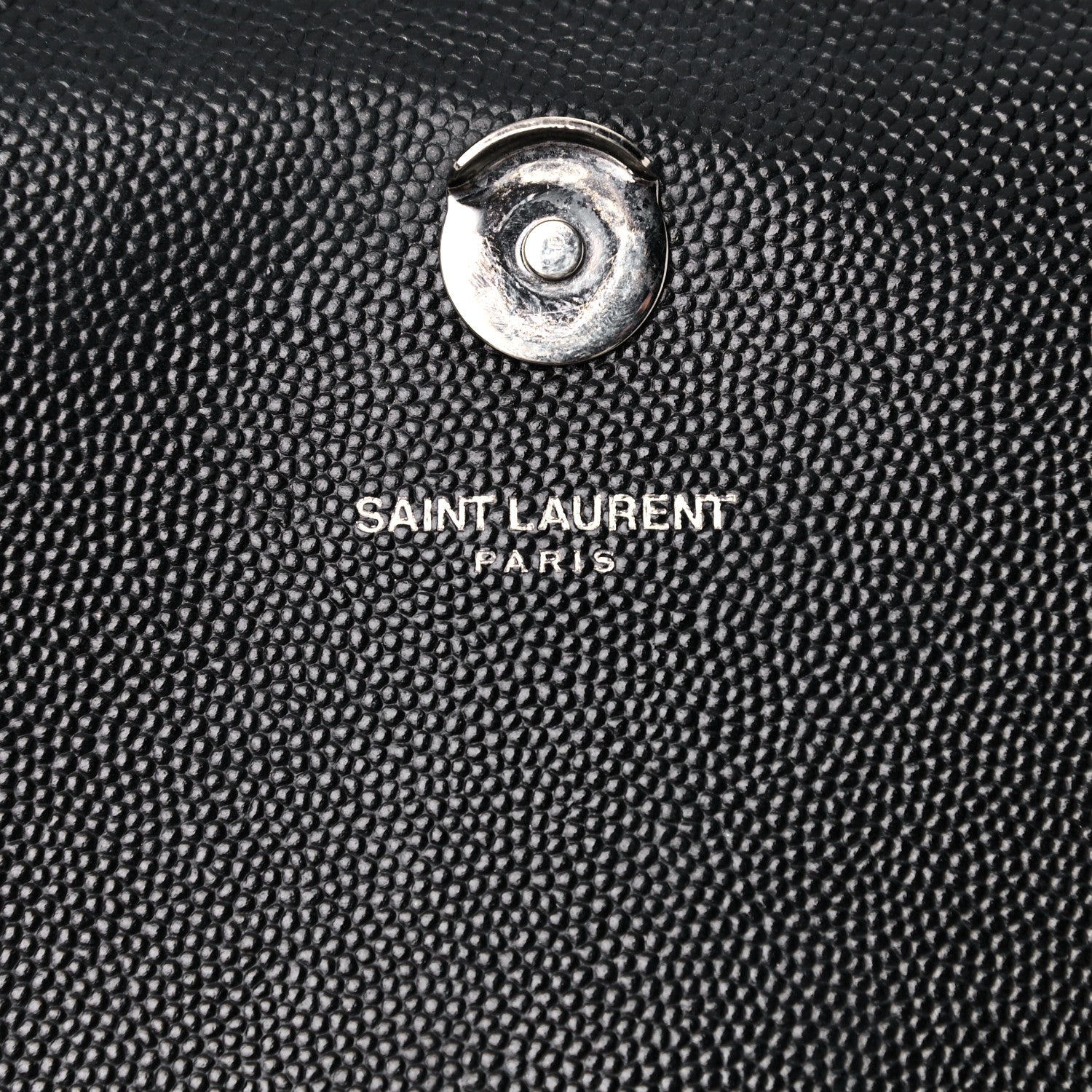 Saint Laurent Grain De Poudre Medium Classic Monogram Kate Satchel Black 6 of 13