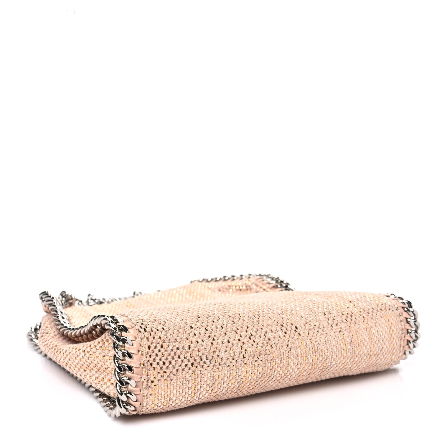 未使用品　Stella McCartney FALABELLA　ミニ　ラフィア Stella McCartney Metallic Woven Raffia Mini Falabella Fold Over