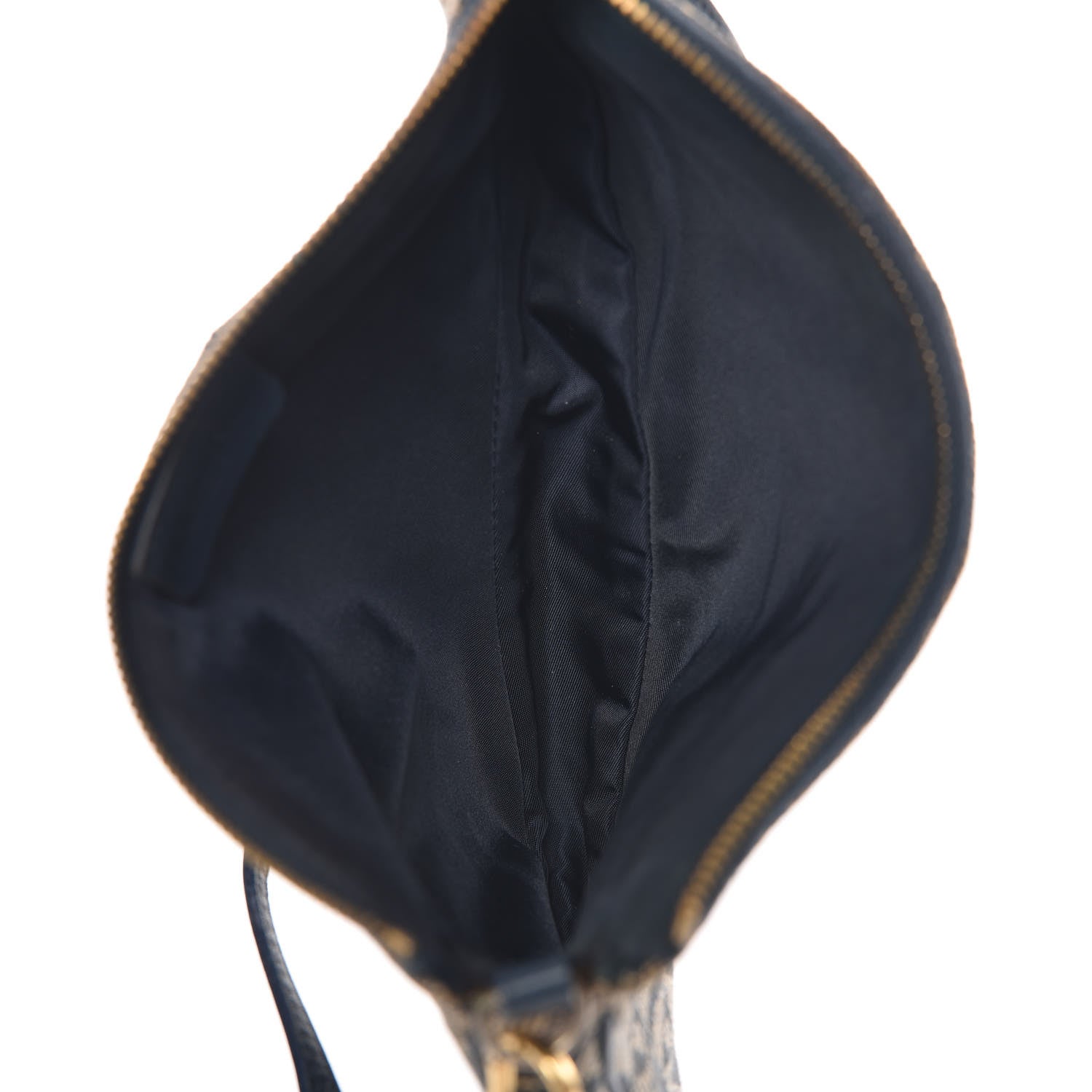 Christian Dior Monogram Mini Saddle Pochette Navy 5 of 8