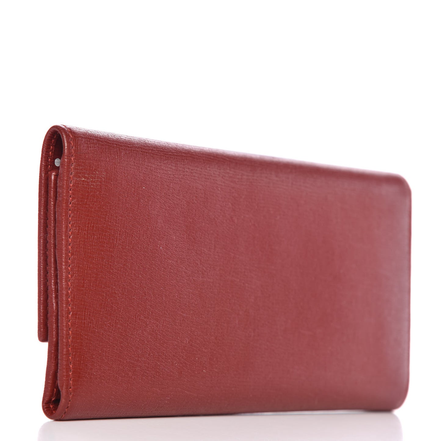 Calfskin Interlocking G French Wallet Red