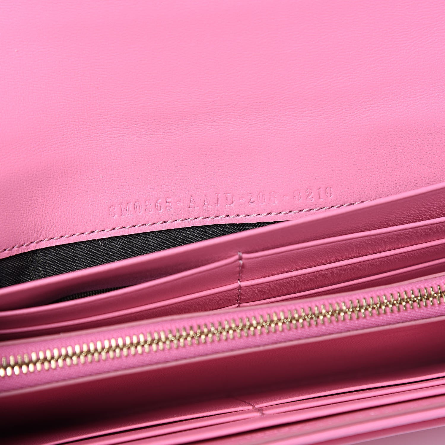 Fendi Nappa Matisse FF Embossed Continental Wallet On Chain Lollypop 7 of 11