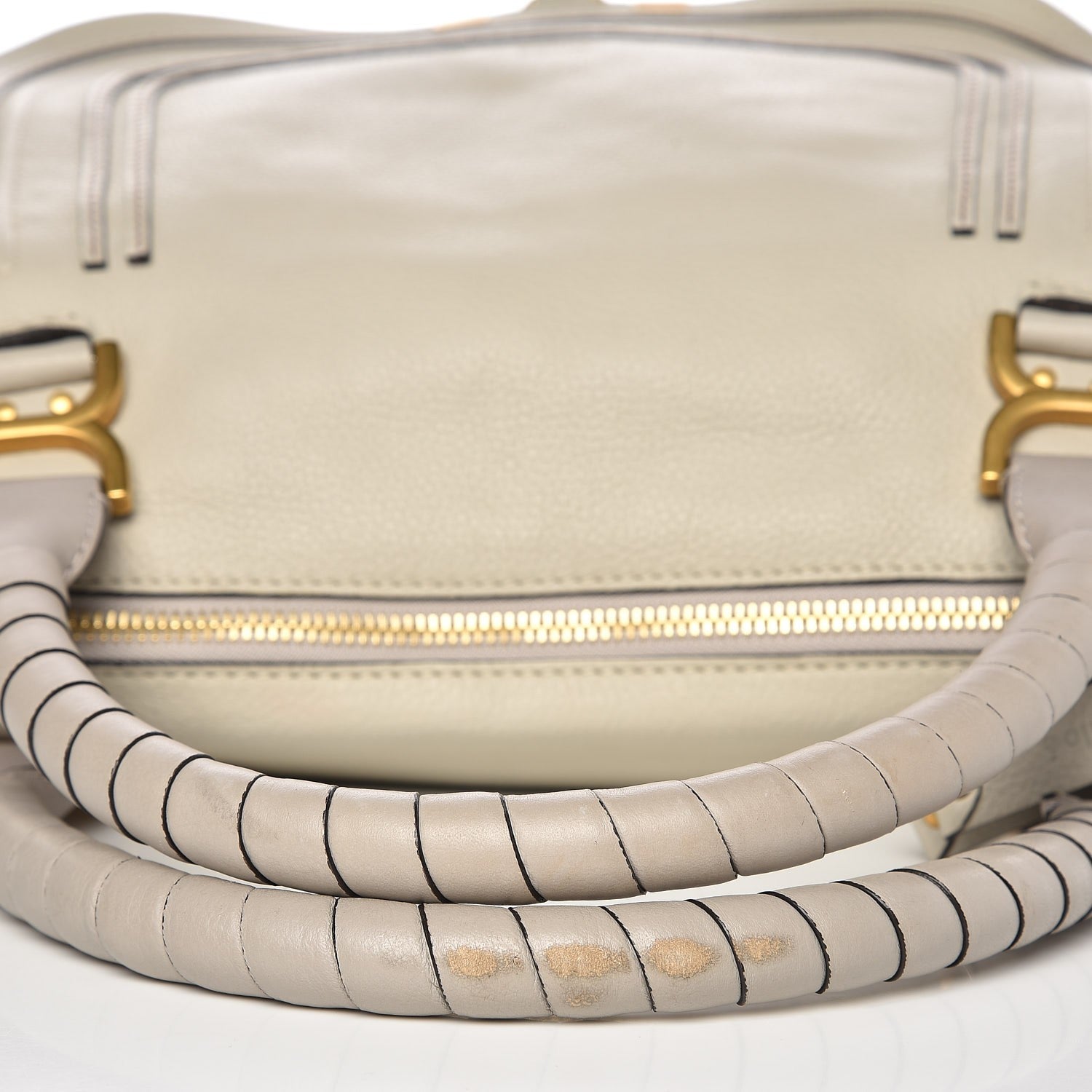 Chloe Calfskin Large Marcie Satchel Dove 12 of 27