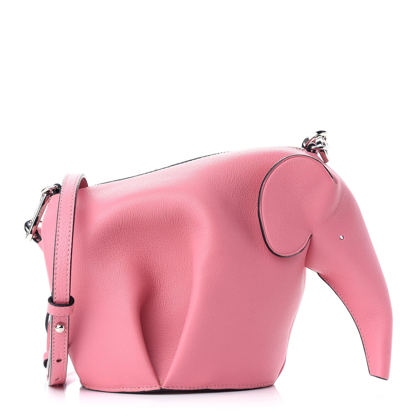Calfskin Mini Elephant Crossbody Bag Candy