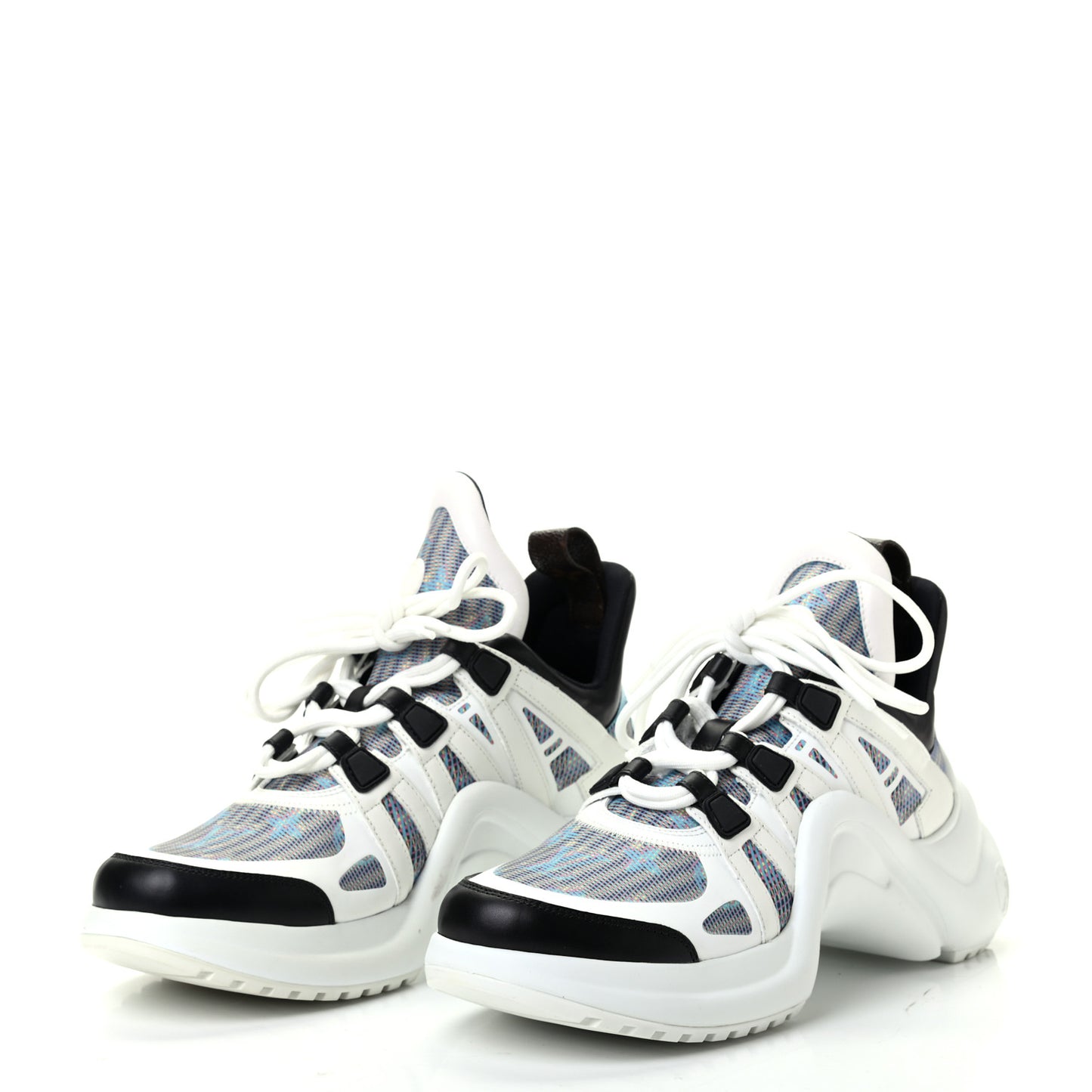 Calfskin Pop LV Archlight Sneakers 41 Blue