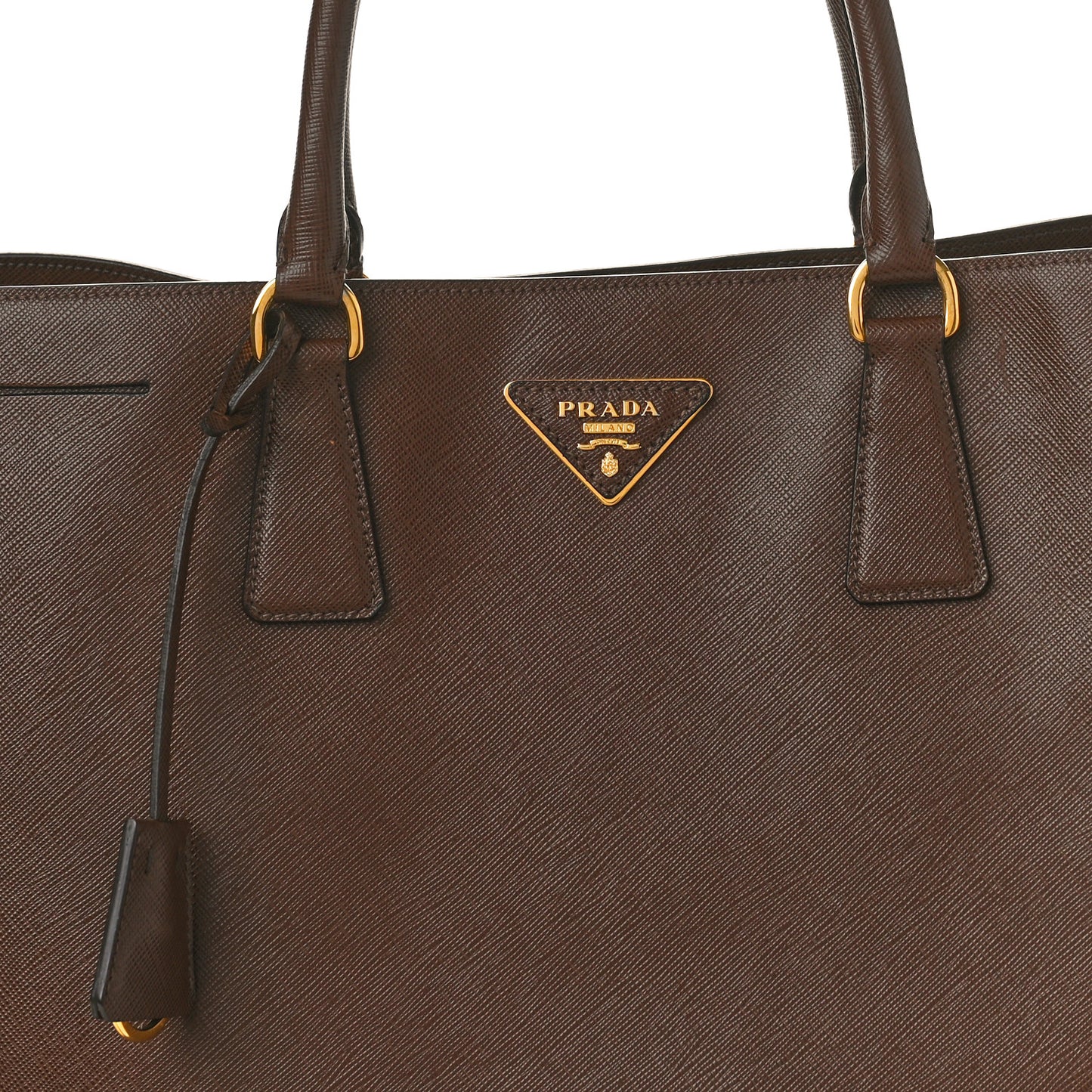 Saffiano Lux Large Tote Cacao