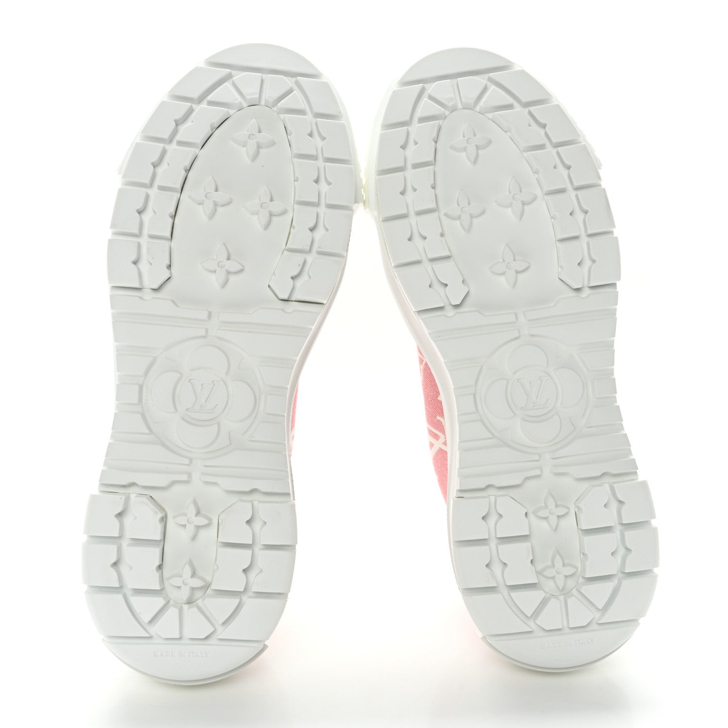 Louis Vuitton Denim Monogram Squad Sneakers 38 Pink 5 of 8