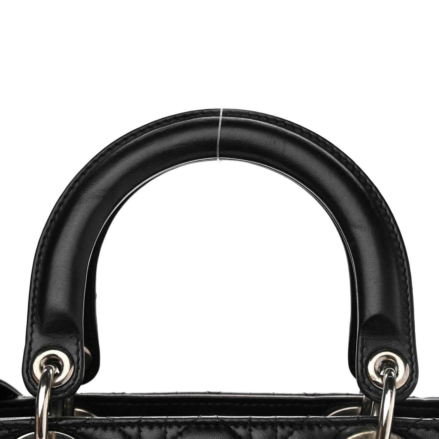Lambskin Cannage Large Lady Dior Black